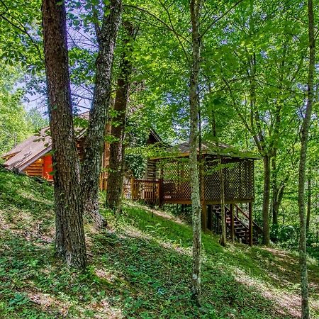 Very Private, Real Log Cabin With Hot Tub! Севьервилл Экстерьер фото